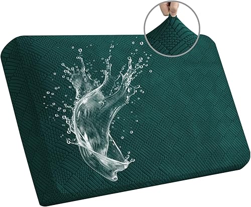Miniatura 33 de Easy-Going Fundas de cojín impermeables para sofás y sofás, funda de asiento de sofá de jacquard elástica de repuesto para perros, mascotas y niños,