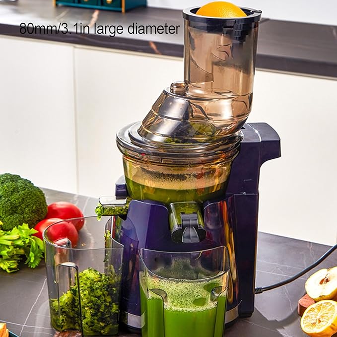 Extractor Jugos Prensado Frío Boca Ancha Silencioso 250W 220V miniatura 4