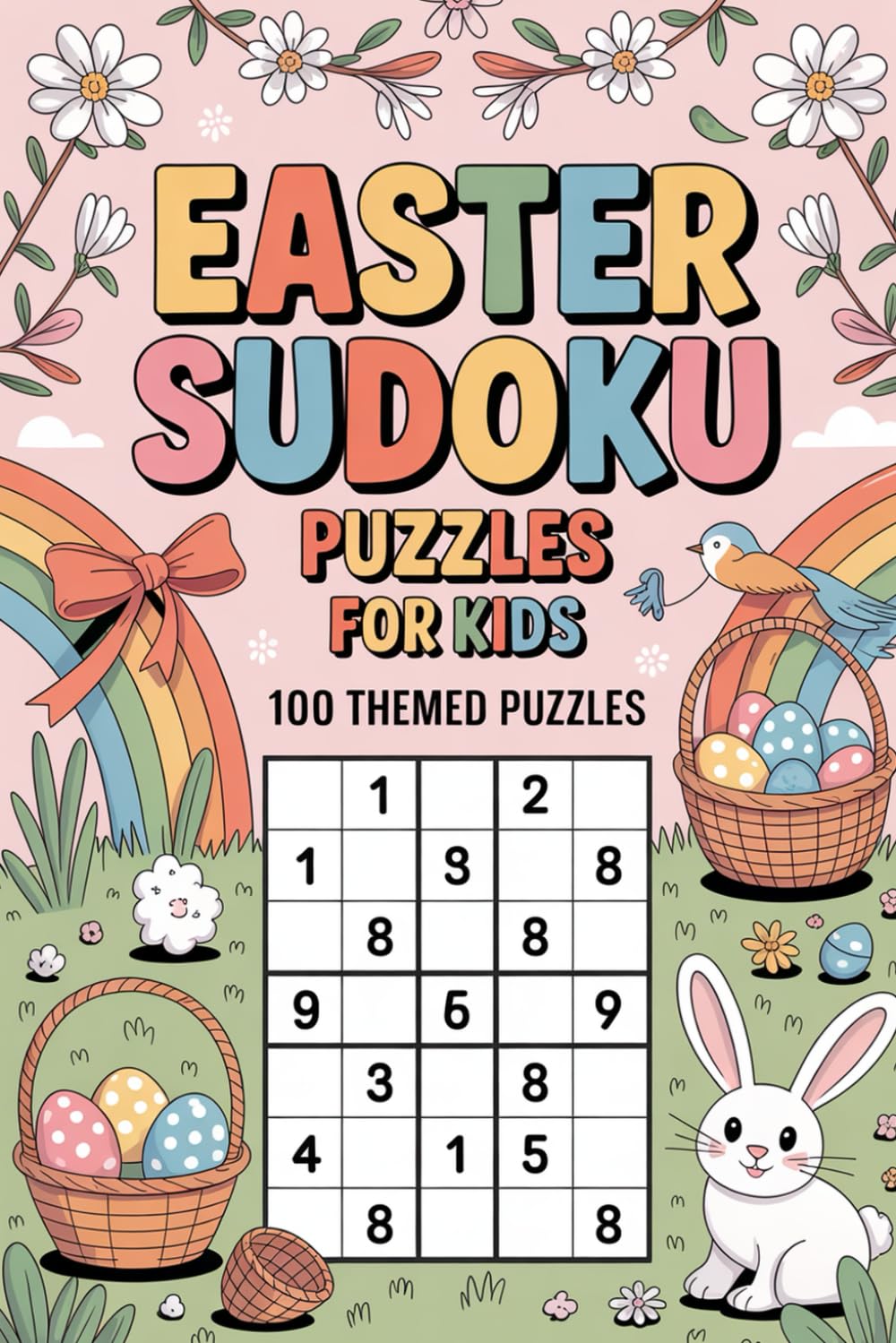Easter Sudoku Puzzles for Kids: 100 Themed Puzzles: Number-Logic Mind Training Puzzle Book with Relax and Unwind