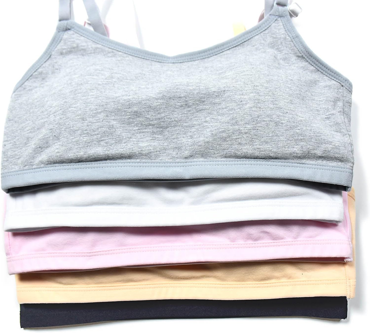 Girls Linded Padded Training Bras with Underwear Set for Girls and Teens 10-12 12-14 Years Old 30A 32A - Image 3