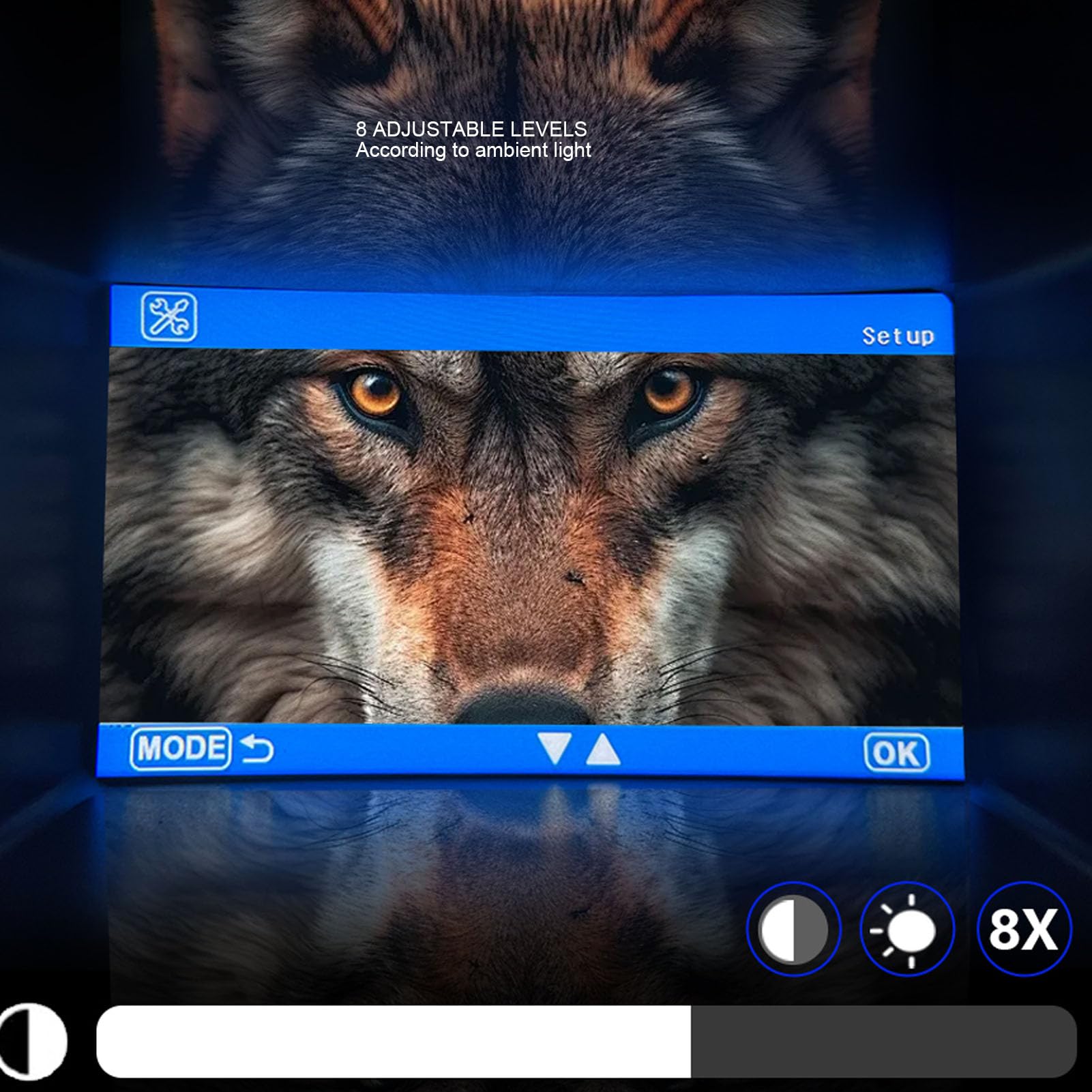 Cryfokt Binoculares Digitales con Cámara, Prismáticos Digitales para (Oro