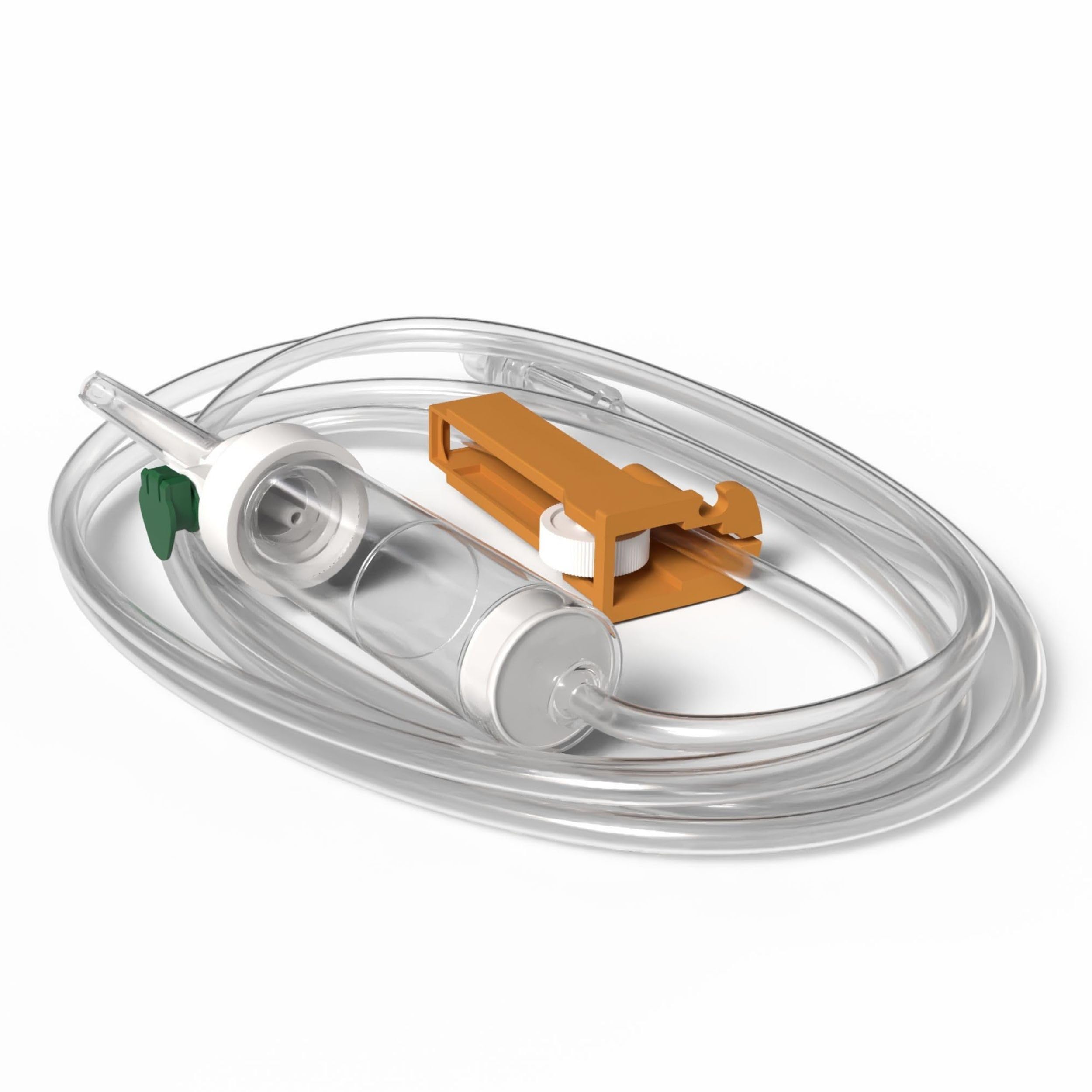 SOLUFLO LL P Infusionsbesteck/Infusionsgerät/Infusionsset für Druckinfusion mit Durchflussregler, latexfrei & DEHP-frei, Flüssigkeitsfilter 15 μm, Schlauchlänge 150cm (100)