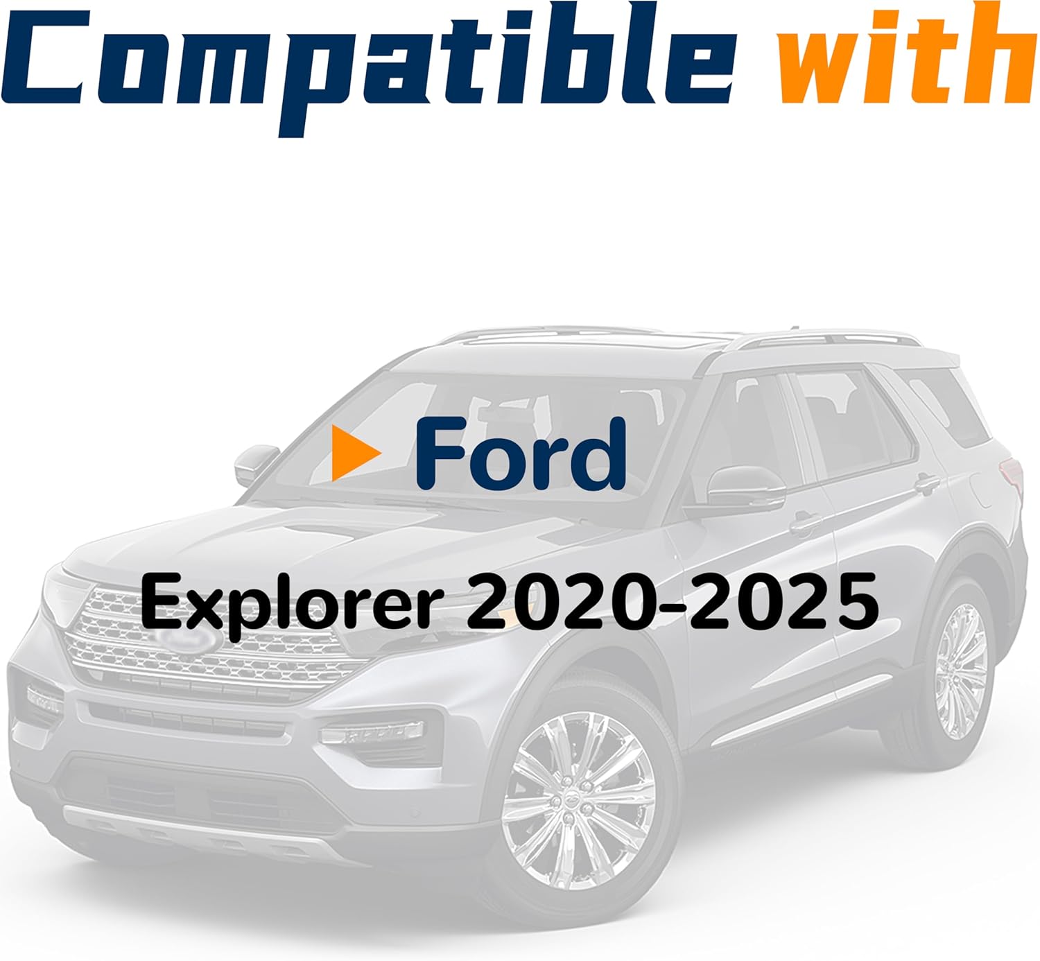 Windshield Trim Pillar Molding Trim Compatible with Ford Explorer 2020 2021 2022 2023 2024 2025 Driver Side Passenger Side Left Right Replace LB5Z-7803144-AA LB5Z-7803145-AA