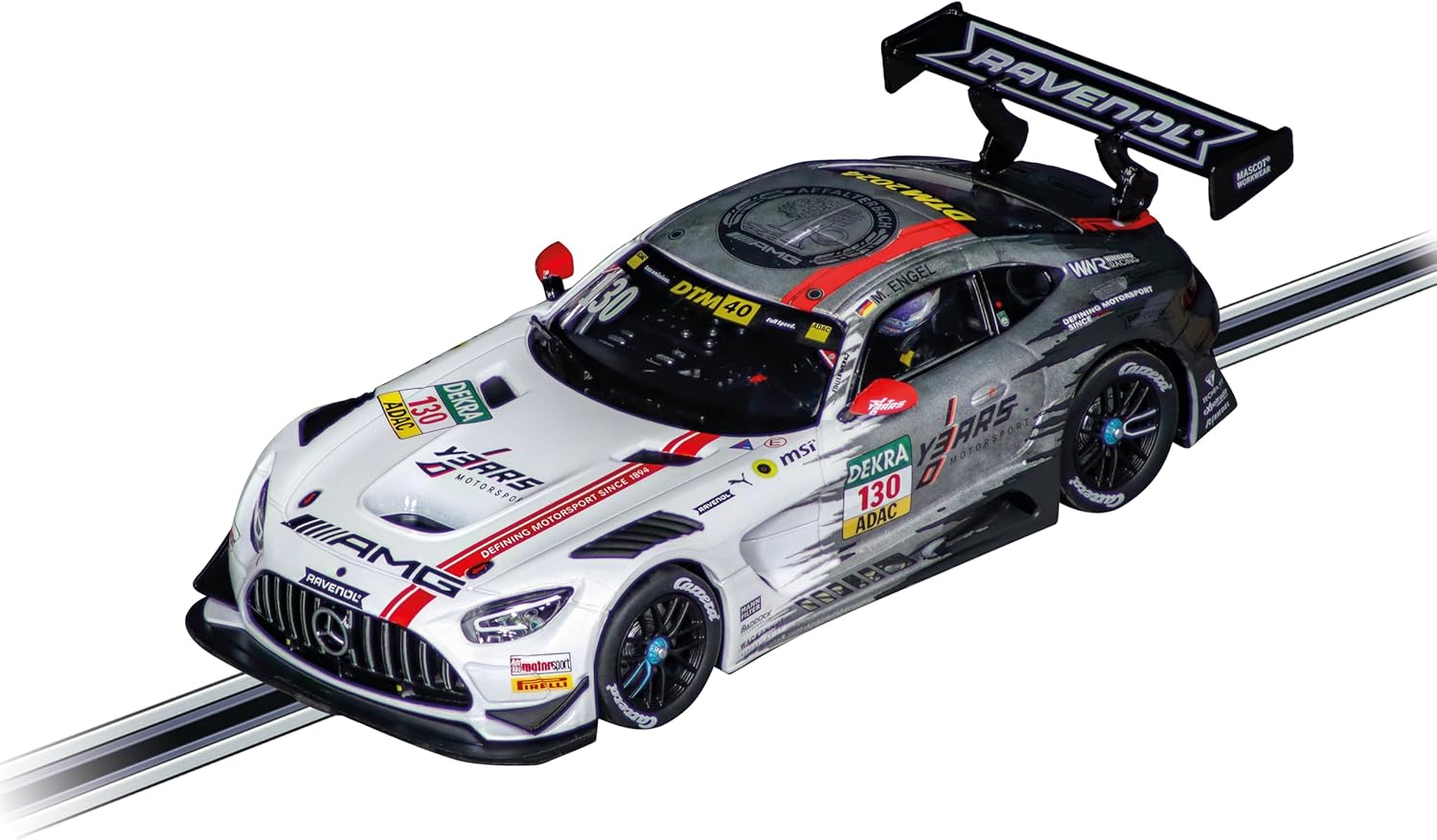 Carrera 32061 Mercedes-AMG GT3 Evo Mercedes-AMG Team Winward, No.130 DTM 2024 1:32 Scale Digital 132 Slot Car Racetrack Vehicle