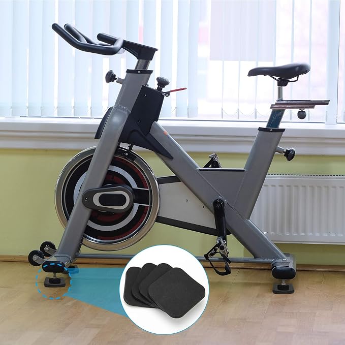 4 Pzas Tapetes para caminadora, Almohadillas Coolrunner de alta densidad para reducción de ruido y protección de pisos miniatura 5
