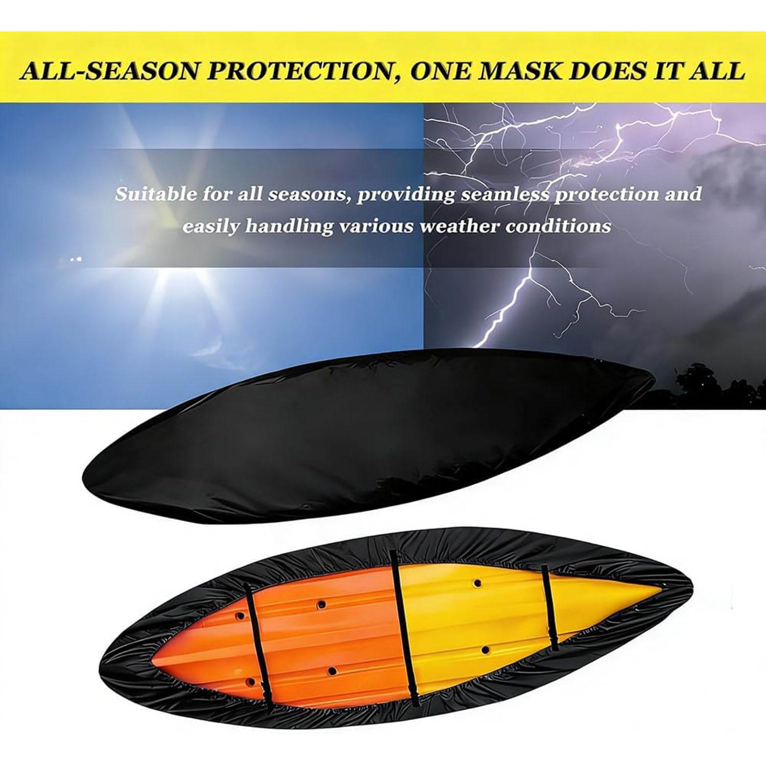 Copertura Kayak per Outdoor Storage for Lifetime Sport Fisher 100 Tandem