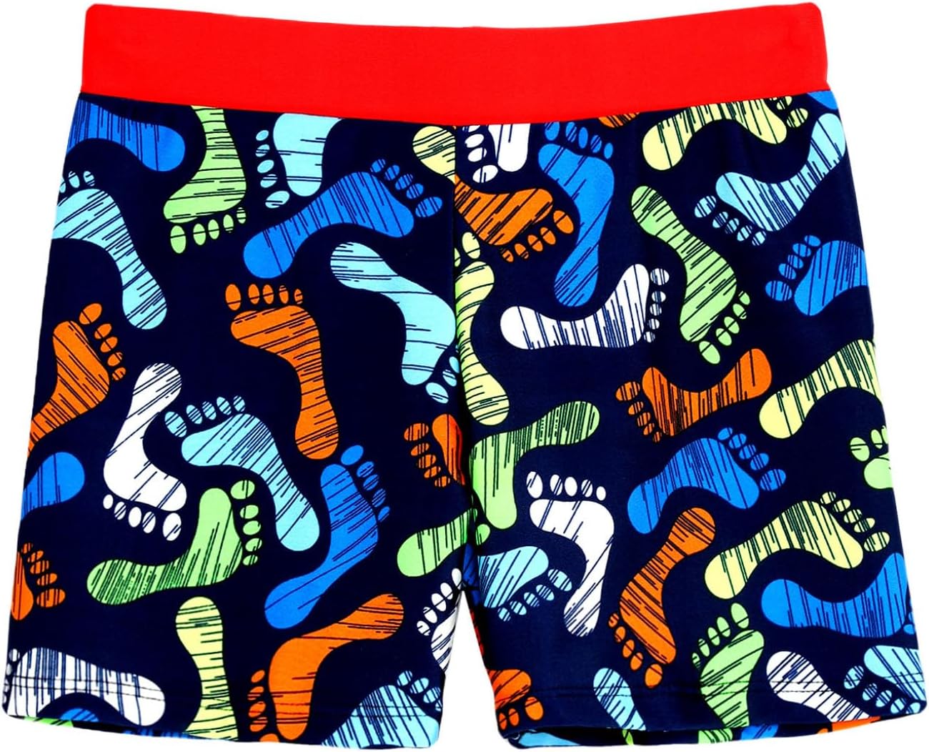 Hansber Boys Quick Dry Swim Trunks UPF 50+ Beach Swim Shorts Little Kids Bathing Suit Swimming Bottoms