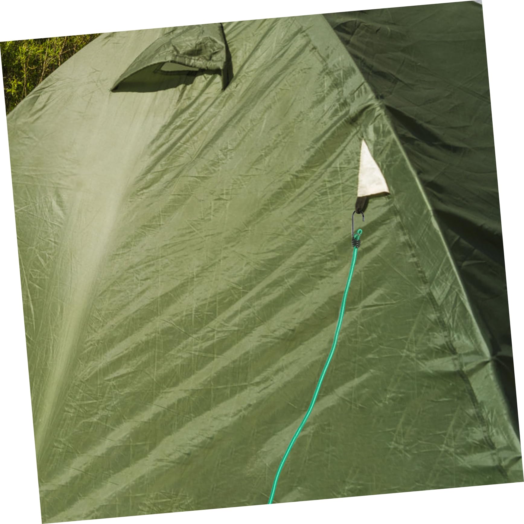INOOMP 10pezzi Corda Elastica Multiuso per Esterni di Corda Elastica per Legare Borse da Campeggio con Ganci Fascia per Valigie e Tende