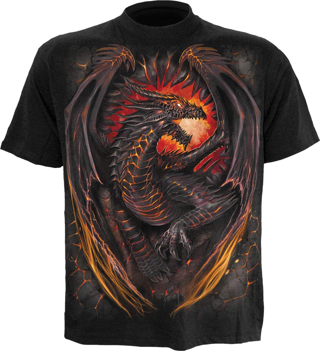 Spiral - Dragon Furnace (T-SHI, Black, L