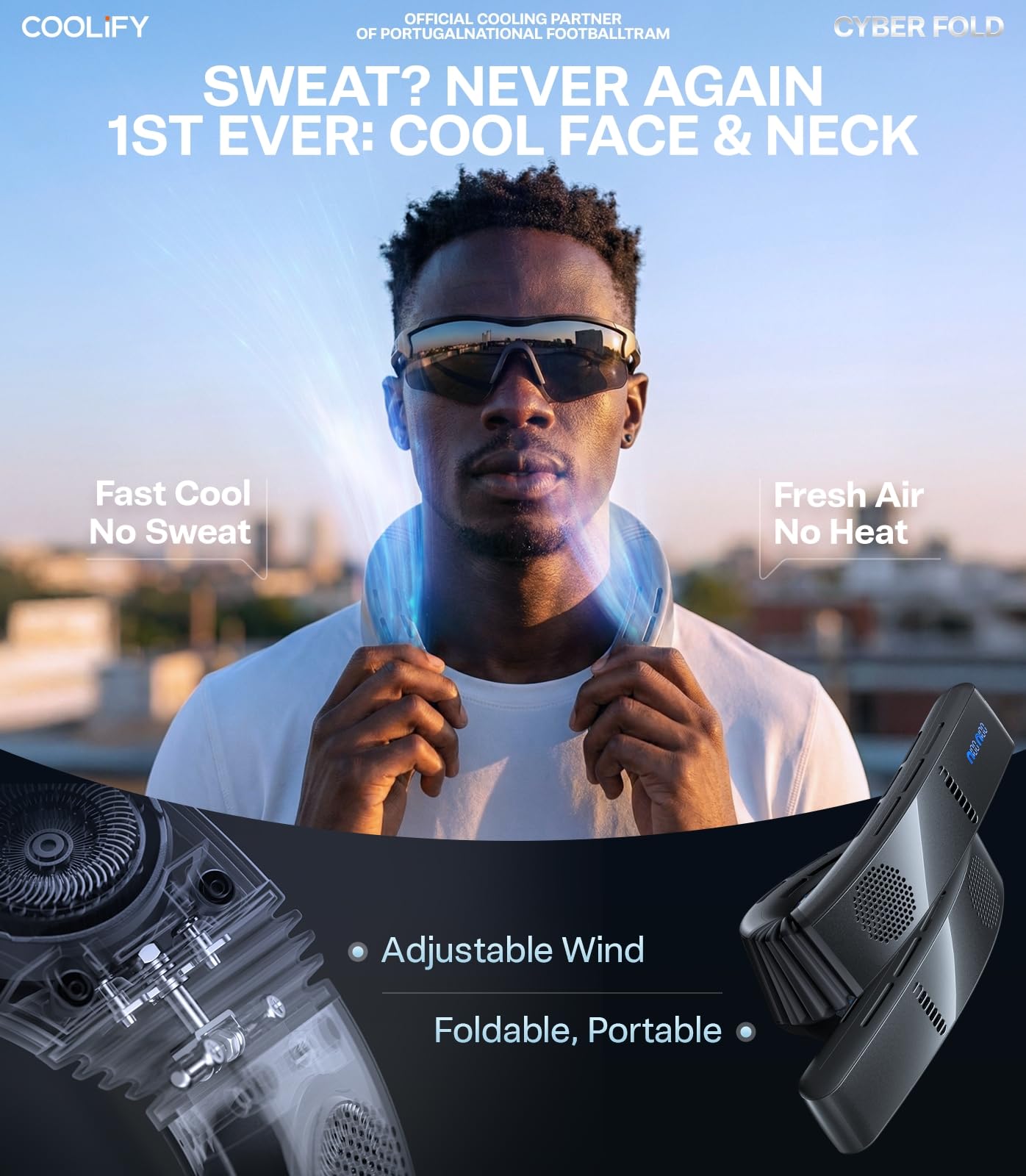 COOLIFY Cyber ネックファン COOLiFY Cyber – Best Portable Neck Air Conditioner