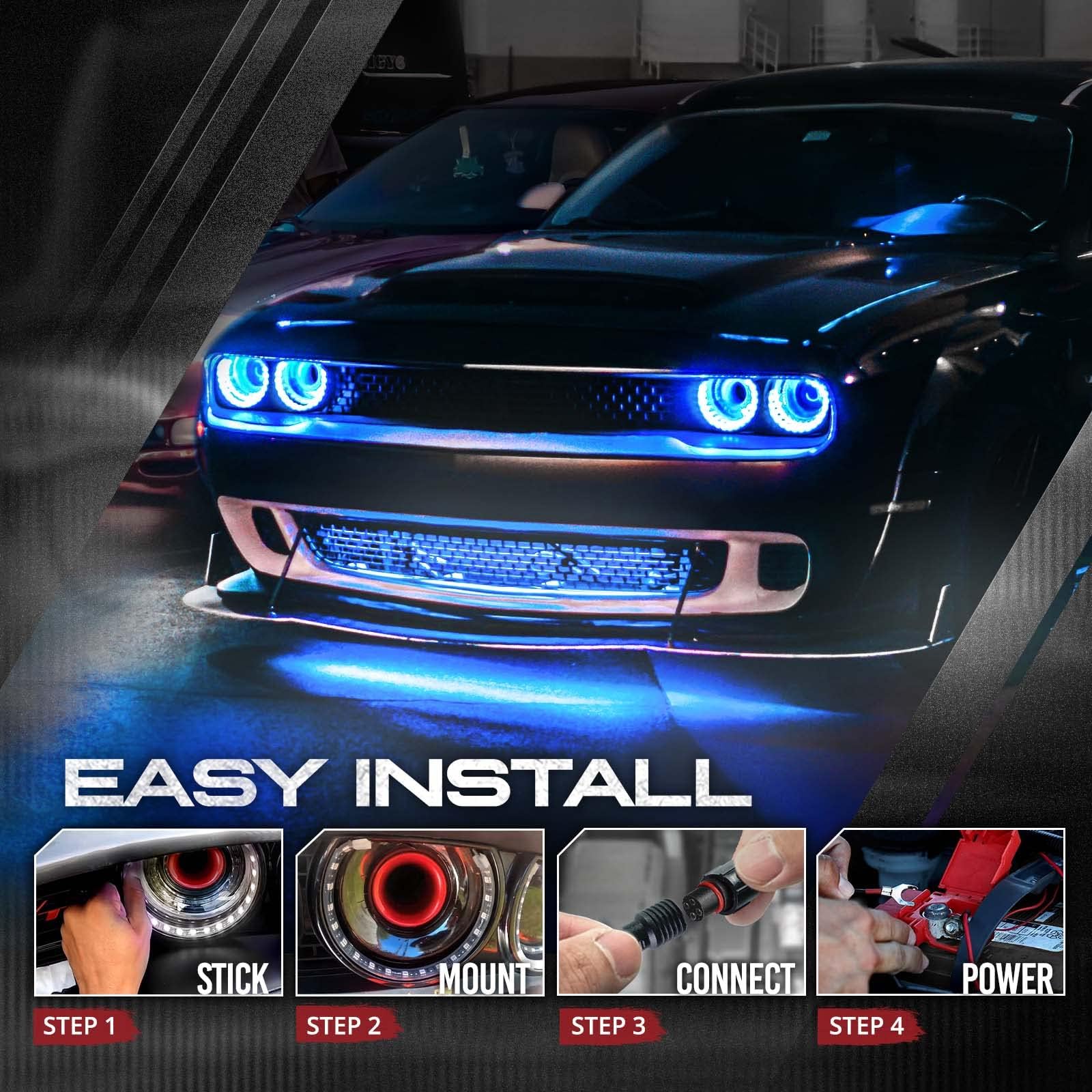 Aura Pro Bluetooth DRL Halo RGB OPT7