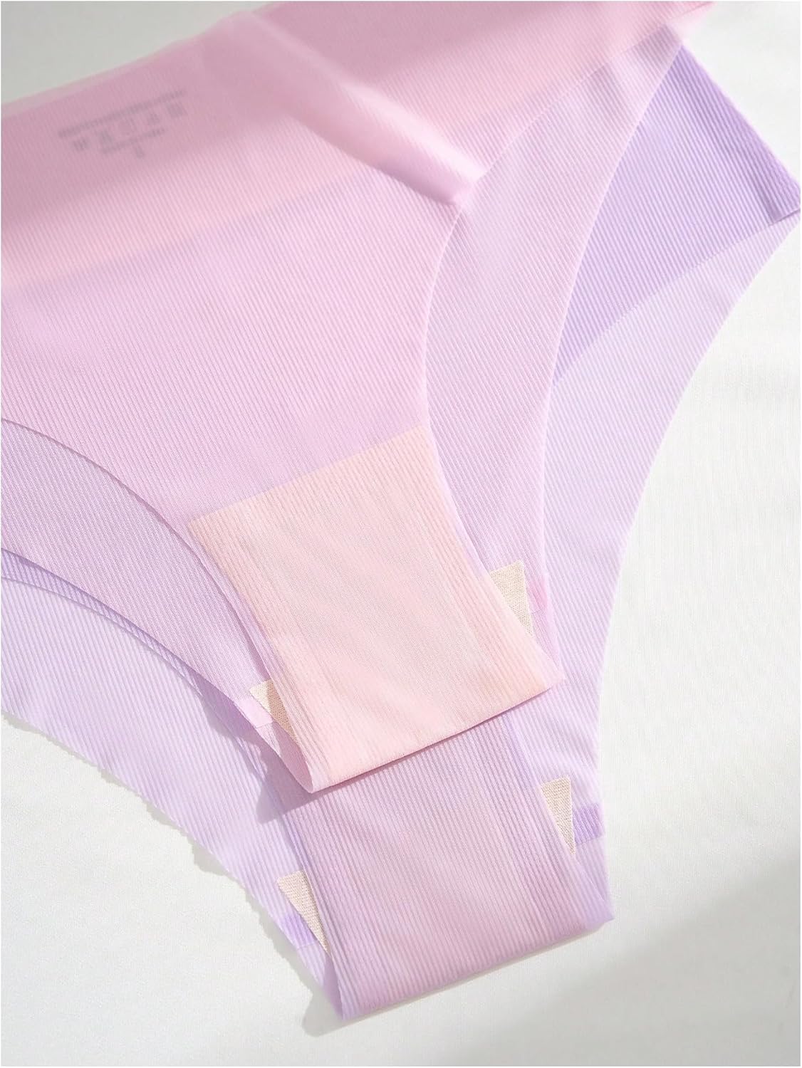 GORGLITTER Women's 5 Pack Seamless Transparent Underwear No Show Thongs See Through Invisible Panties - Image 4