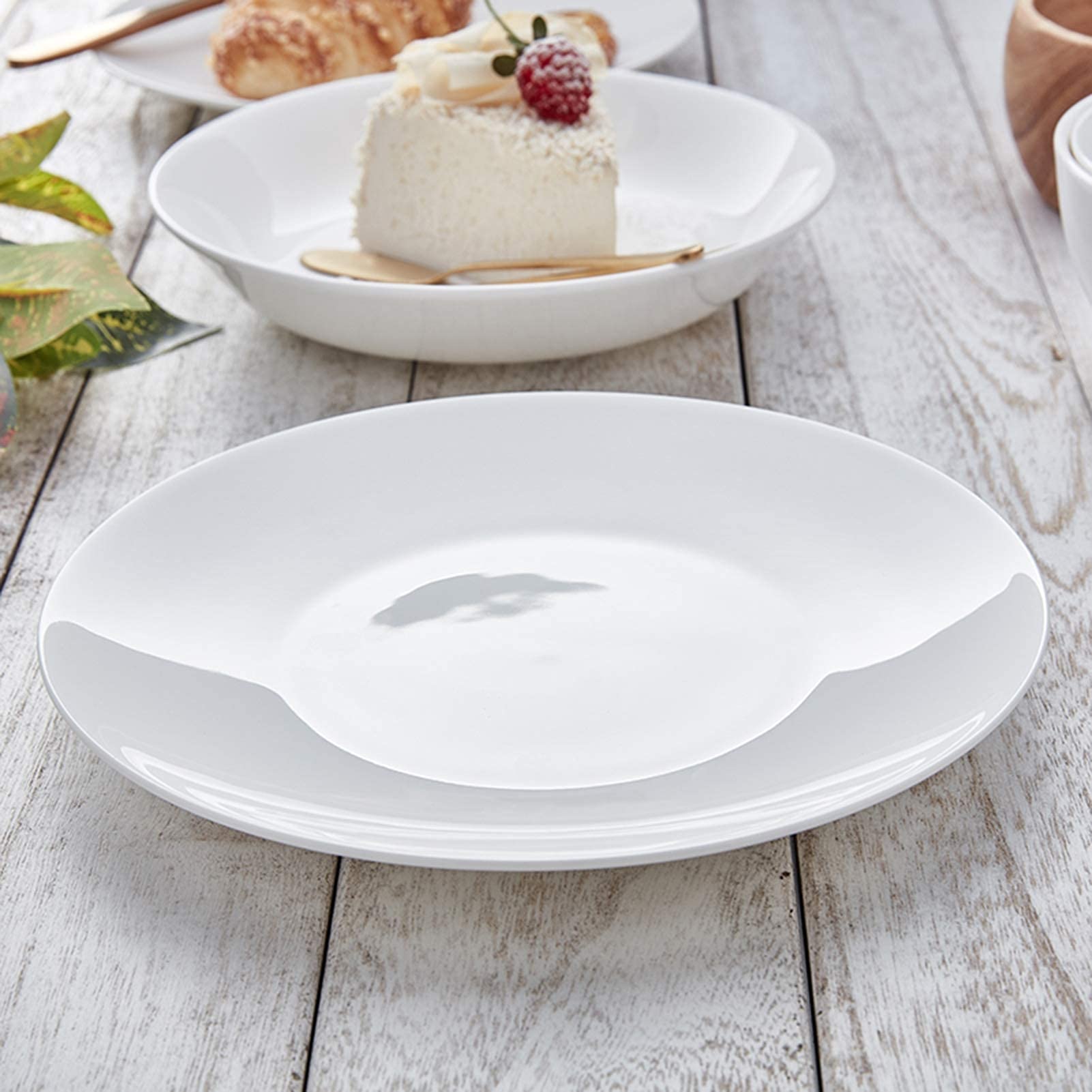 Elegantes Geschirrset aus Porzellan, Essteller-Porzellan-Geschirrsets, Müslischalen und Steakteller-Sets, 18-teilig, Retro-Keramik-Geschirrkombination