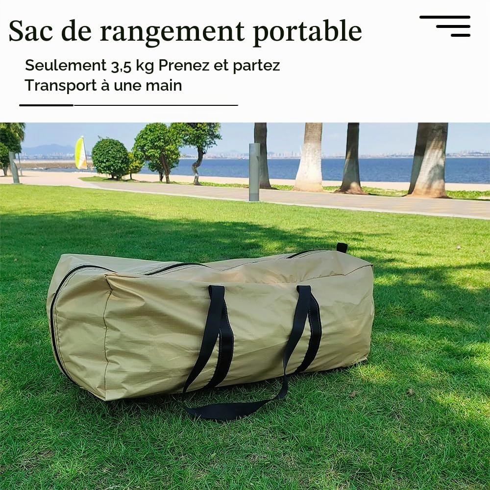 Indiana Tente de Camping 4 Personnes Imperméabilisant Tipi Ultralight Trekking Familiale Tente