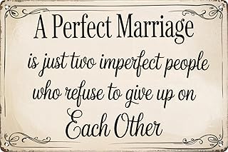 Marriage Room Funny Retro Metal Tin Signs Wall Decor 12x8 in