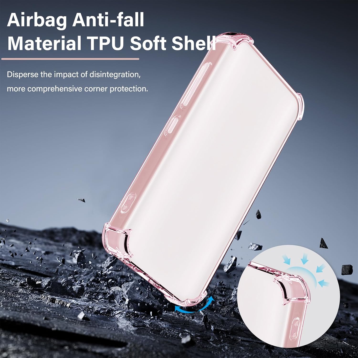 Case for innioasis G1 G3 Mp3 Player,TPU Clear Cover for Mp3 Player Anti-Scratch Shock Absorption 4.0 inch Case Crystal Clear.