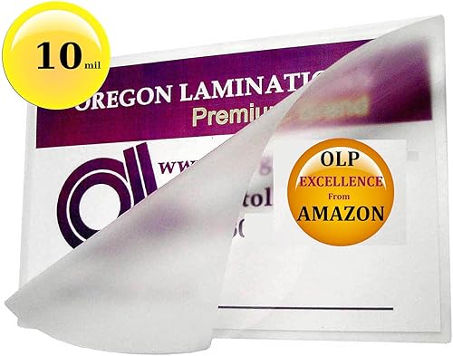 Miniatura 5 de Oregon Lamination Hot Luggage Tag Laminating Pouches NO Slot (Pack of 100) 10 Mil 2-12 x 4-14 Clear