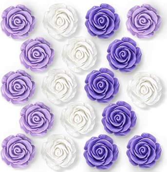 18PCS Fridge Magnets, 3 Colors 3D Rose Flower Magnet for Fridge, Strong Refrigerator Magnets for Locker Home Kitchen Office Decor, Desk Accessories for Whiteboard