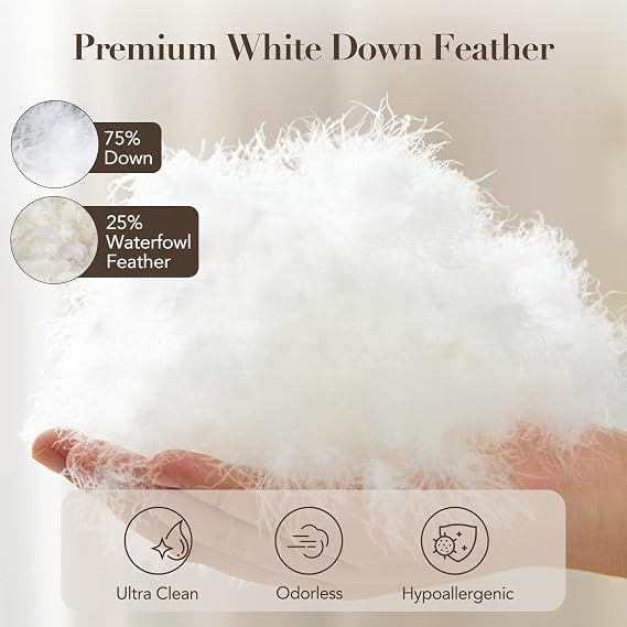 Down Bed Pillows, Hotel Collection Pillows for Sleeping