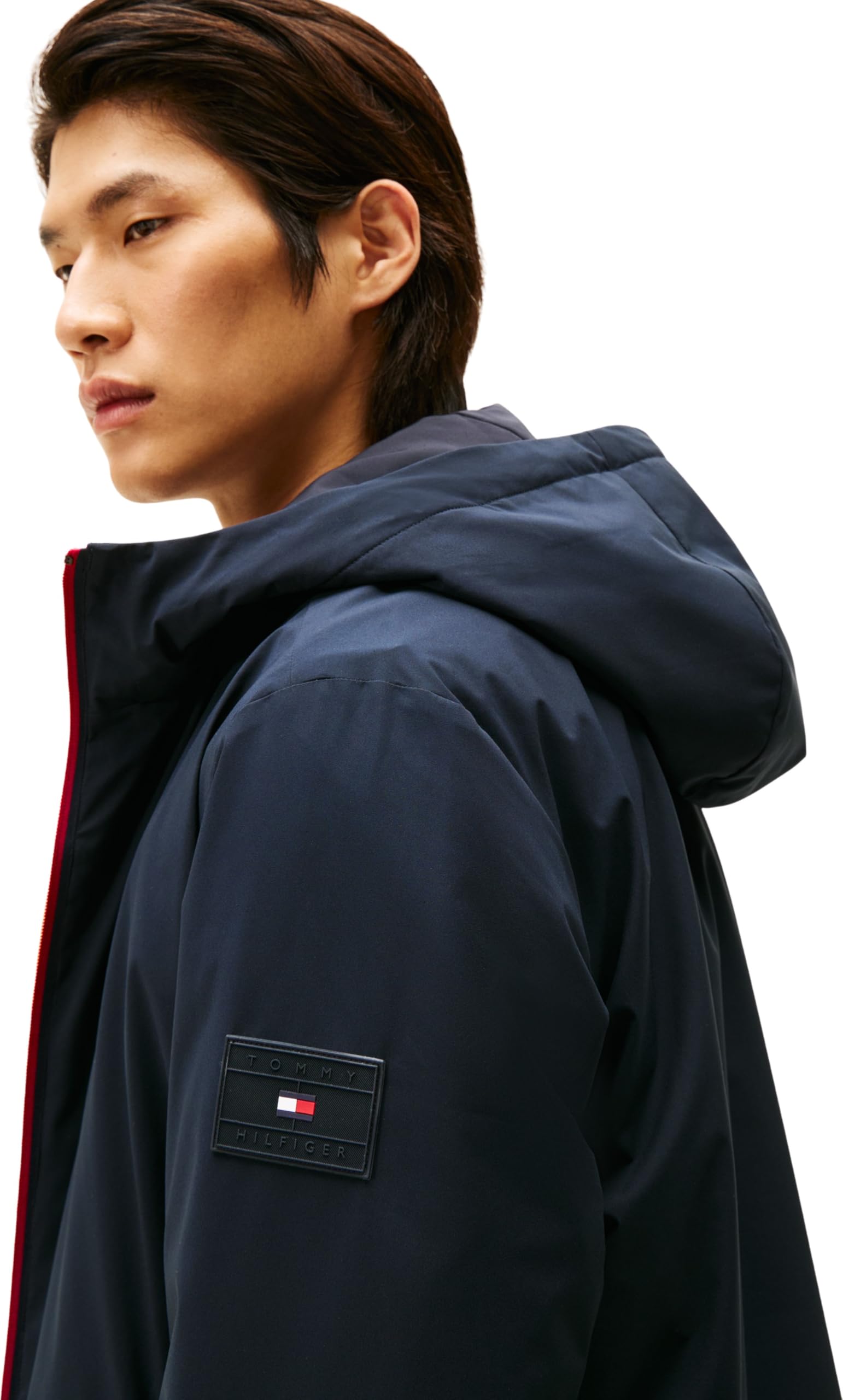 Tommy Hilfiger Cortavientos Hombre Hooded ligera