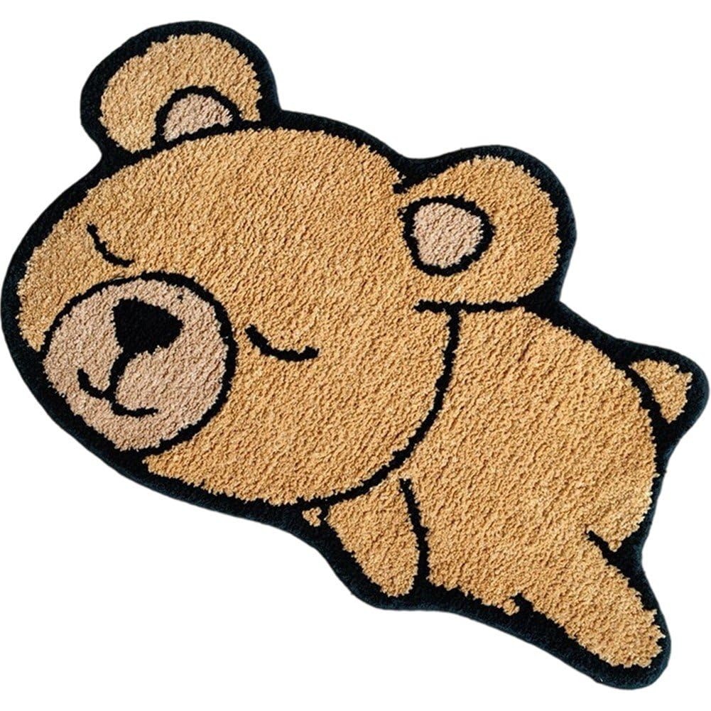 Tapis de bain mignon anti-glissade : sécurité et séchage rapide 40x60 cm