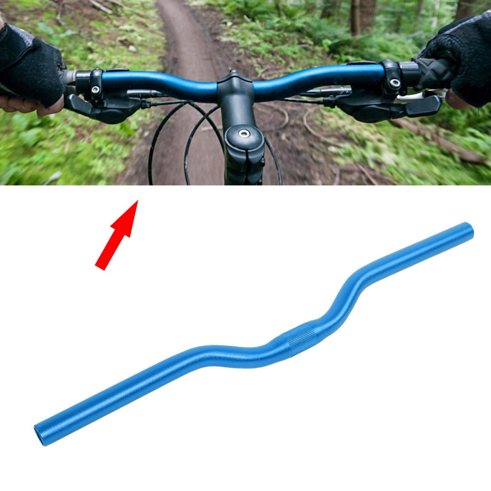 Guidon de vélo fixe droit en alliage, couleur : argent on Guidon de vélo fixe droit en alliage, couleur : argent on