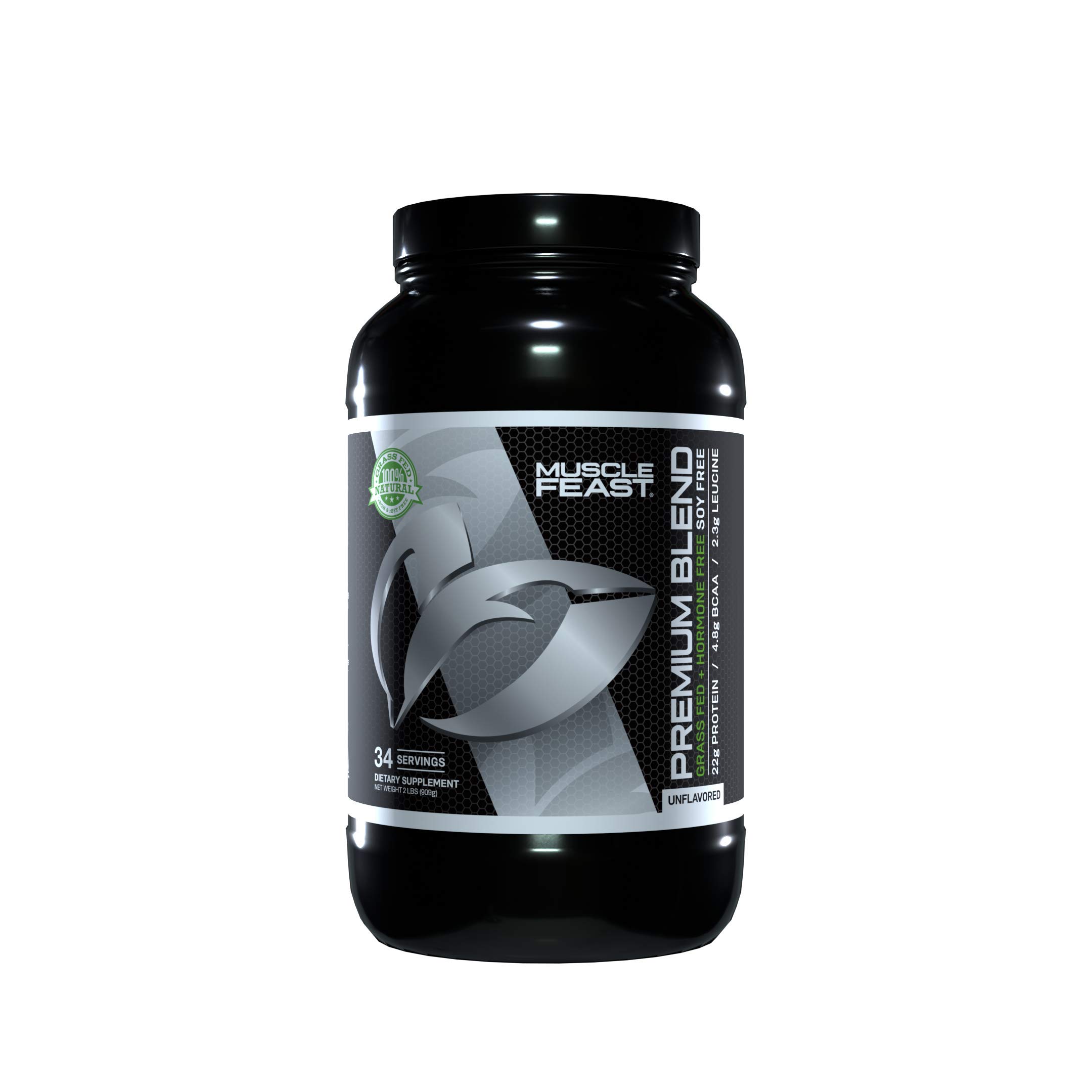 Buy Muscle Feast Premium Blend All Natural Hormone Free GrassFed Whey