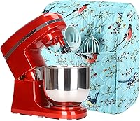 Vista 16 de Funda para batidora de pedestal, diseño hortensias, compatible con batidoras KitchenAid y Hamilton de 5 a 8 cuartos de galón, decoración