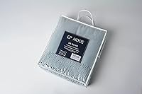 Vista 8 de EP Mode Manta de seda de morera con flecos para sofá (azul bebé)