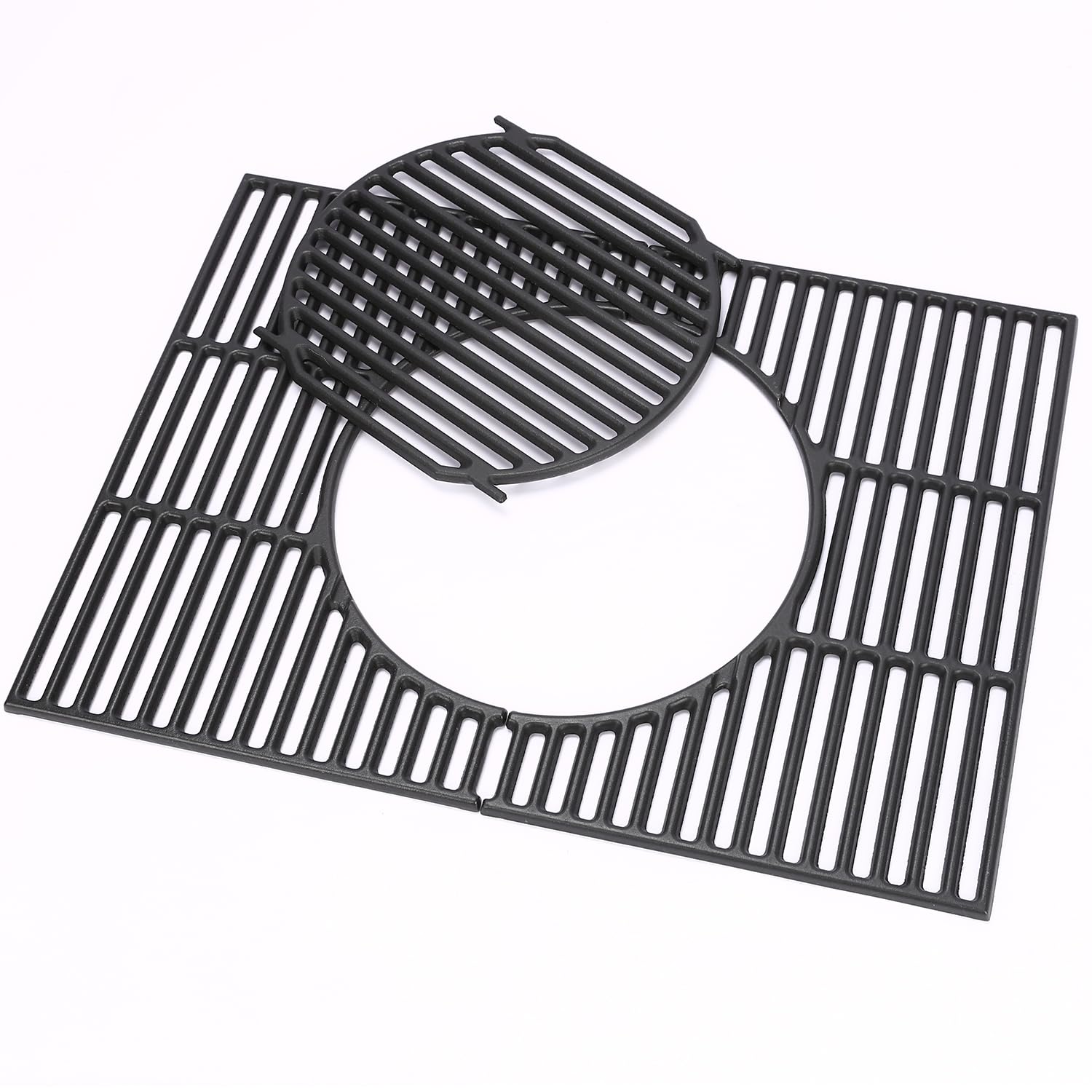 GFTIME 44,5 x 30,2 cm 7638 Griglie in ghisa per barbecue Weber Spirit I & II E/S-310 320 330 (con pulsanti di comando anteriori), Genesis 1000-5000, Genesis Gold/Silver/Platinum B/C, 7527 7639 Griglia