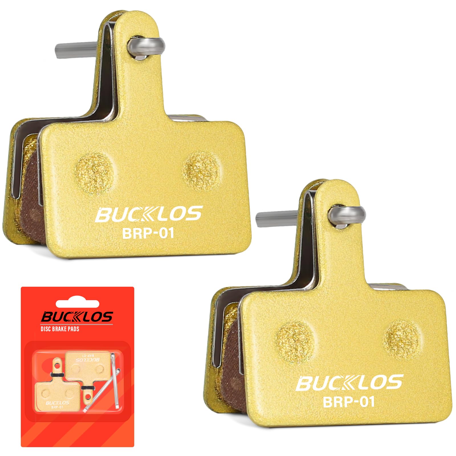 AEYINO 2 Pairs Bike Brake Pads for TRP Tektro Shimano MT200 Deore Br-M575 M525 M515 T615 T675 M505 M495 M486 M485 M475,Disc Brakes Pads for Bicycle Mountain/Electric/Road/MTB โ image 1