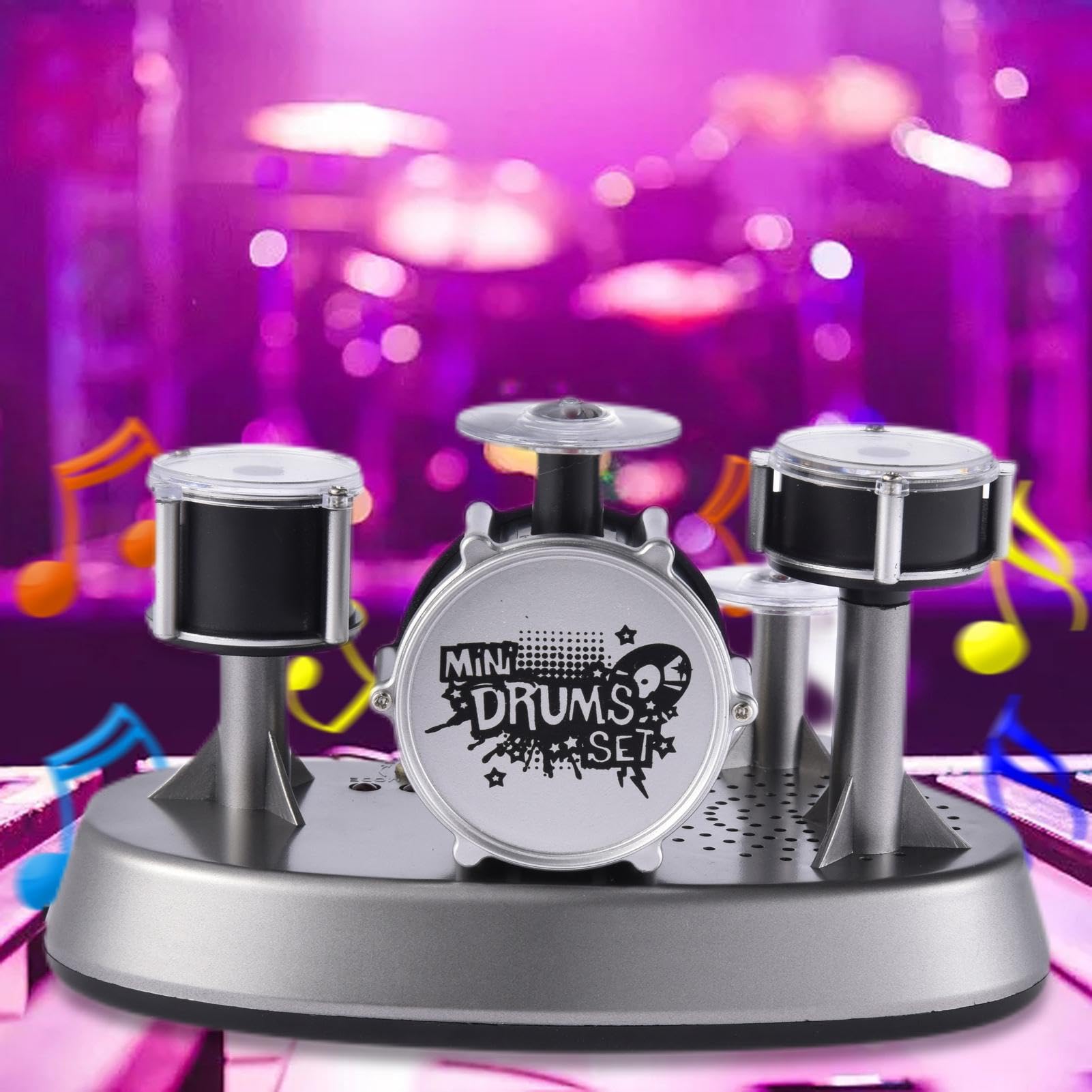 Kinder-Fingertrommel-Set – Elektronisches Mini-Desktop-Schlagzeug, Tragbarer Touchpad-Schlagzeuger, Neuartiges Percussion-Spielzeuginstrument | Lustiges, Kompaktes Musikgeschenk Für Kinder, Jugendlich