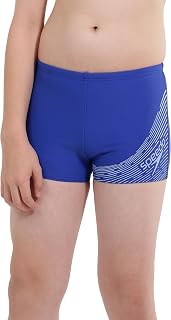 Speedo Boy's Endurance 10 Hyperboom Panel Aquashort - True Navy & Fed Red Price In India