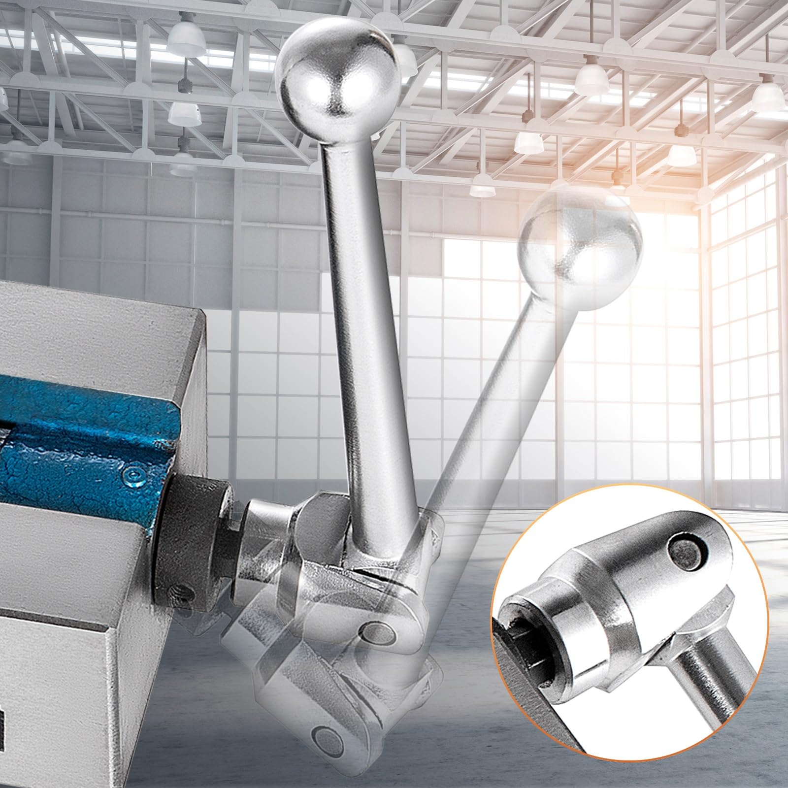 Máquina de Material Hierro dúctil con sujeción Mesa Banco Tornillo fresado(125N)