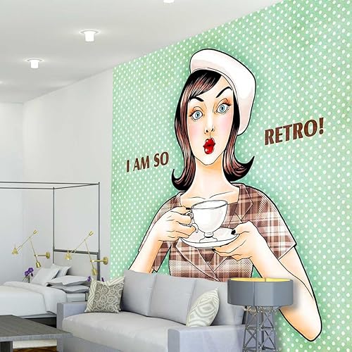 ZYMECH Papel de pared retro vintage para despegar y pegar, papel decorativo para cuarto de lavado, aspecto totalmente nuevo de 118 pulgadas de ancho