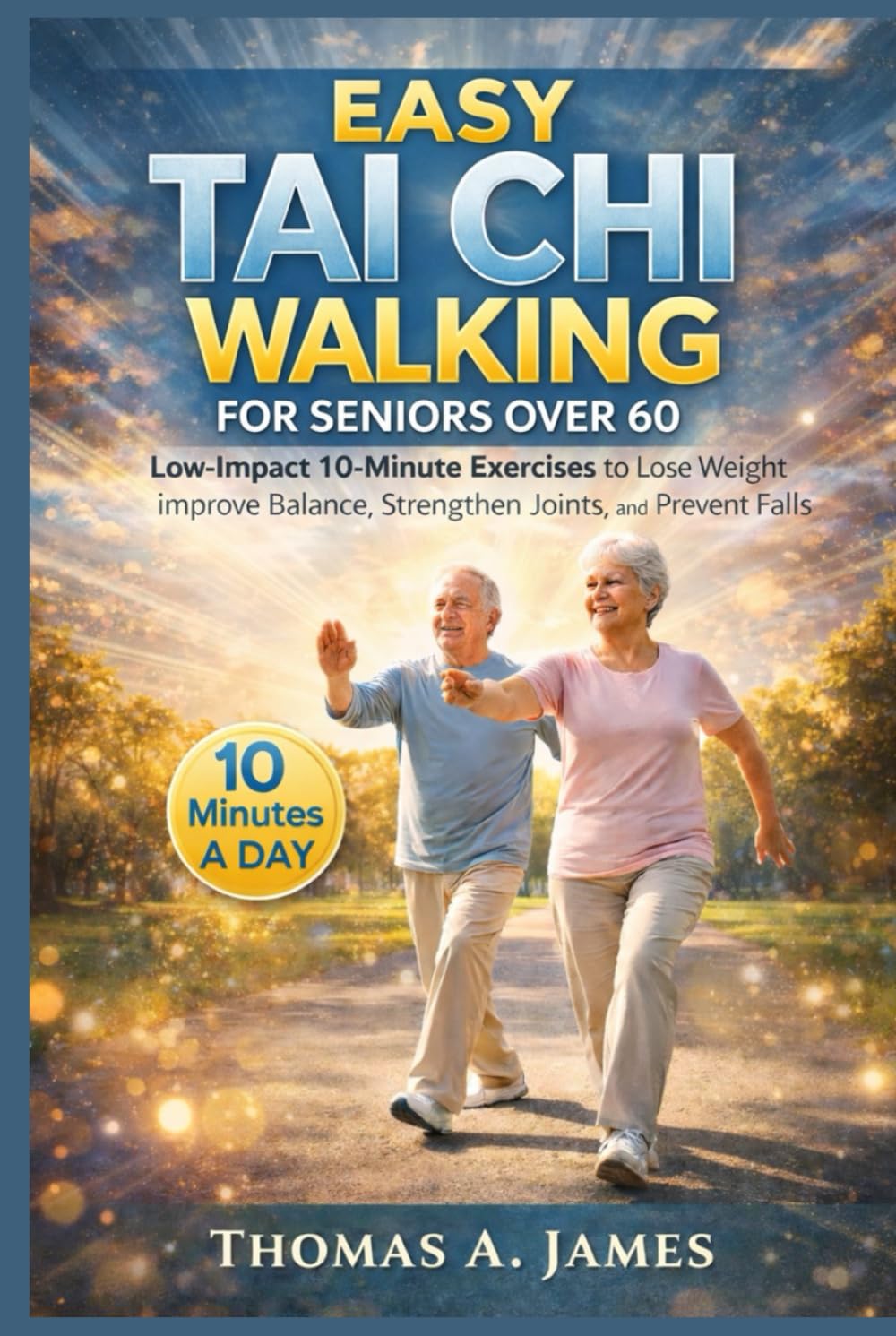 Easy Tai Chi Walking For Seniors Over 60: Low-Impact 10-Minute Exercises to lose Weight, improve balance, strengthen joints and prevent falls