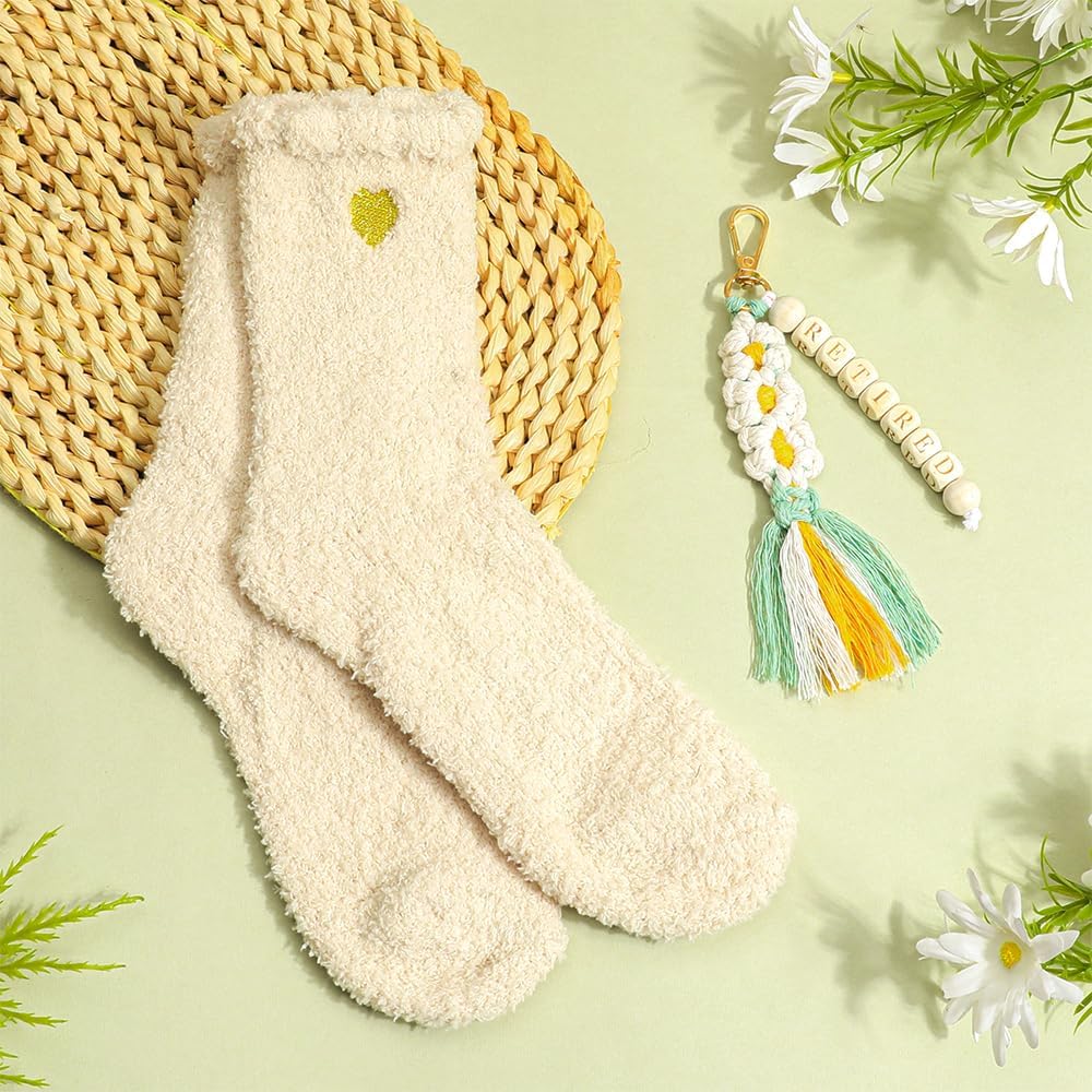 Retirement Gift for Women 2026,Cool Happy Retirement Gifts for Retirees Coworker Teacher Nurses Mom Grandma,Farewell Leaving Gifts for Coworkers with Mug Candle Potted Dolls - Image 5