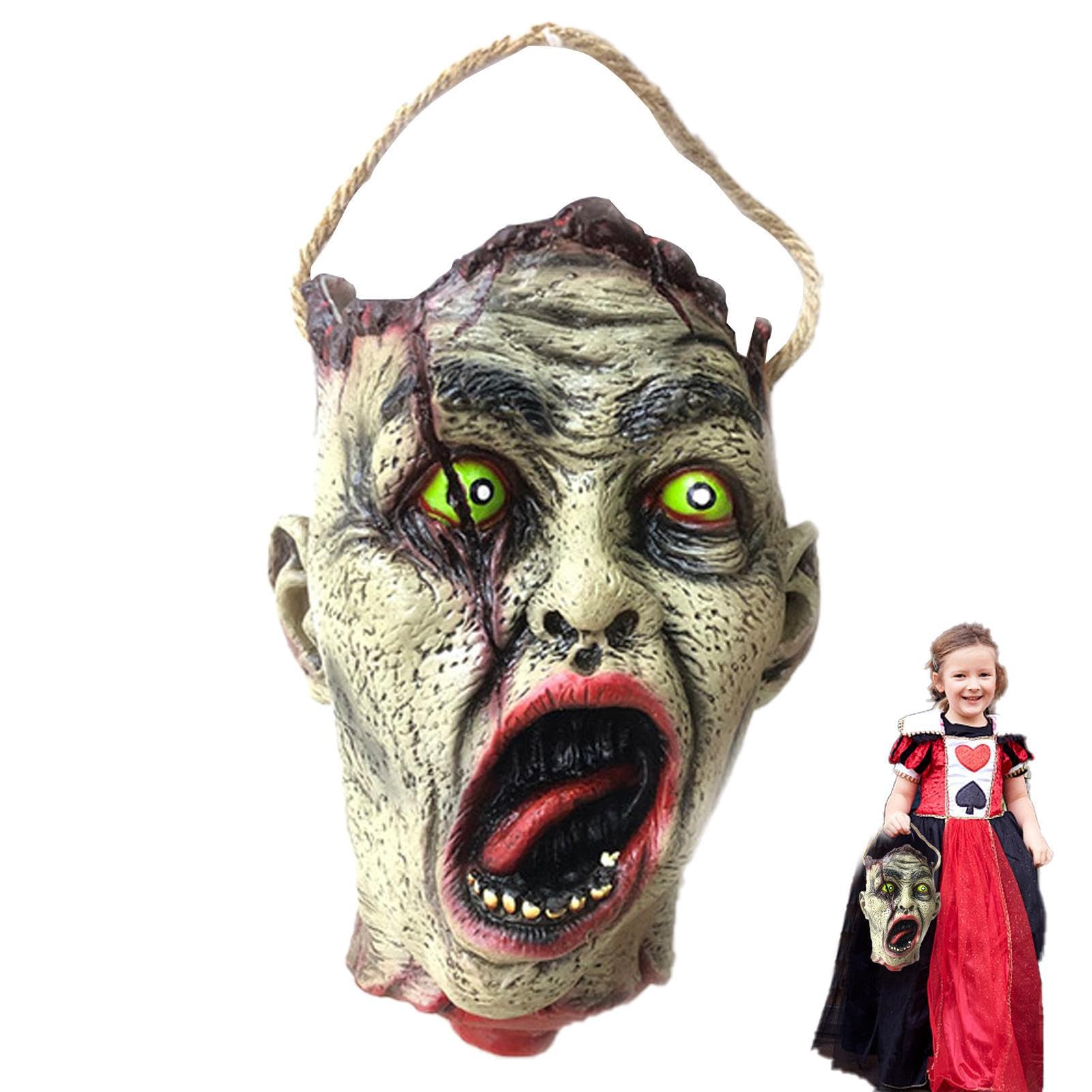 Tongfeng Bag Of Sweets Halloween Skull Candy Buckets | Portable Buckets For Halloween Trick Or Treat Bags | Portable Halloween Skull Candy Bag For Halloween Decorations