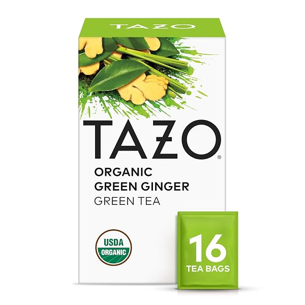 TAZO Organic Green Tea, Green Ginger