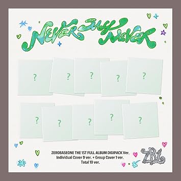 ZEROBASEONE NEVER SAY NEVER First Full Album Digipack - GUNWOOK Ver.