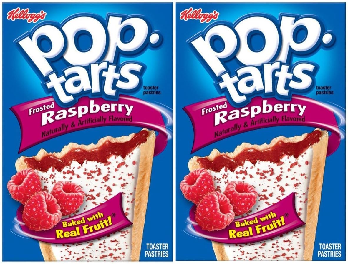 Kellogg's Pop-Tarts Toaster Pastries - Frosted Raspberry - 8 ct - 2 pk