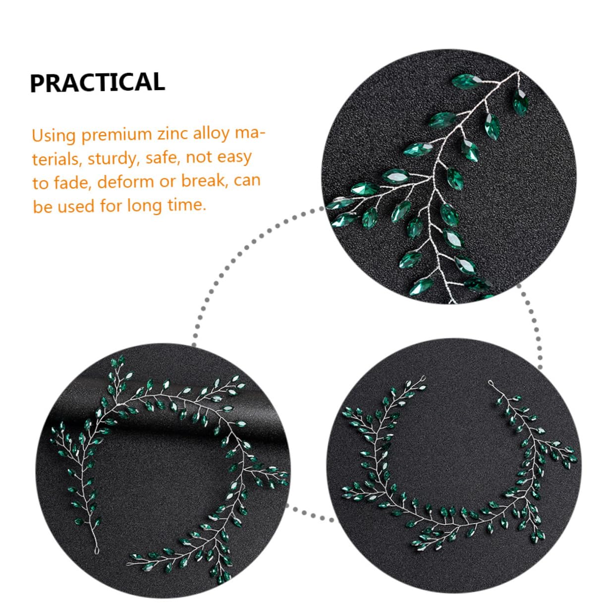 FRCOLOR 5 Stück Haarschmuck Mädchen Accessoires Haargummis Für Mädchen Braut Haarranken Kopfbedeckung Für Frauen Tiara schmuck Haarschmuck Haarbänder Hochzeit