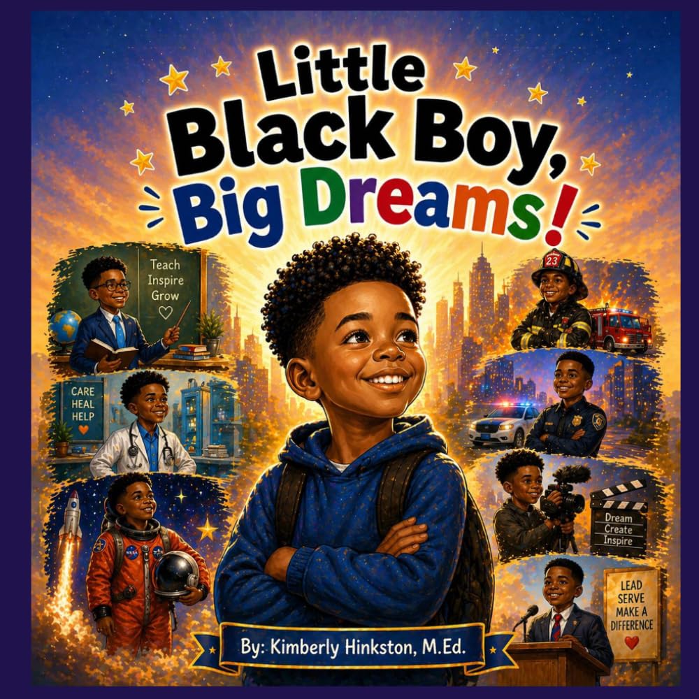 Little Black Boy, Big Dreams!: A Story of Confidence, Careers, and Big Possibilities for Young Black Boys (Big Dreams Series)
