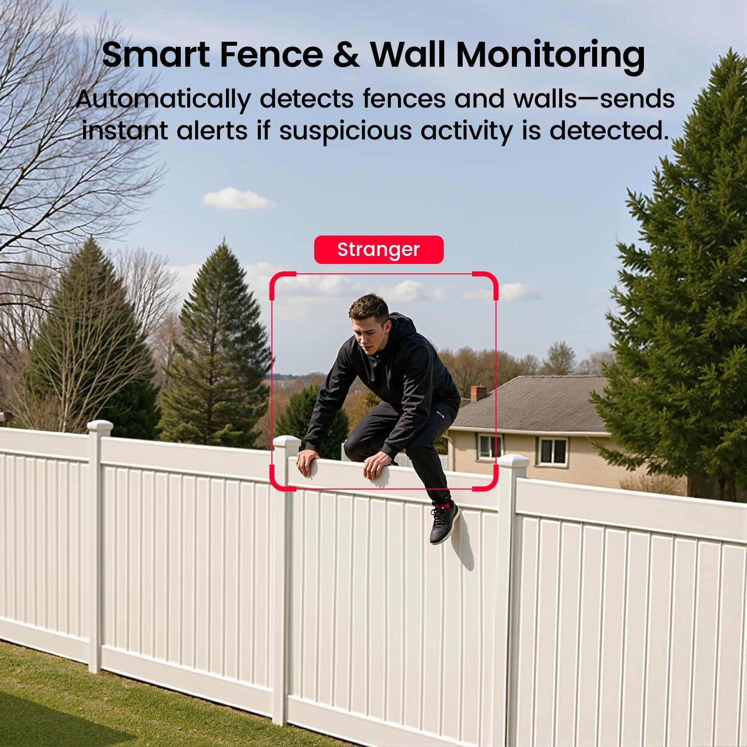 aosu SolarCam P1 Max, 4K Solar Security Camera Wireless Outdoor, Integrated Solar Powered, AI Perimeter Detection for Home Security, Color Night Vision, Easy to Install, No Subscription Required