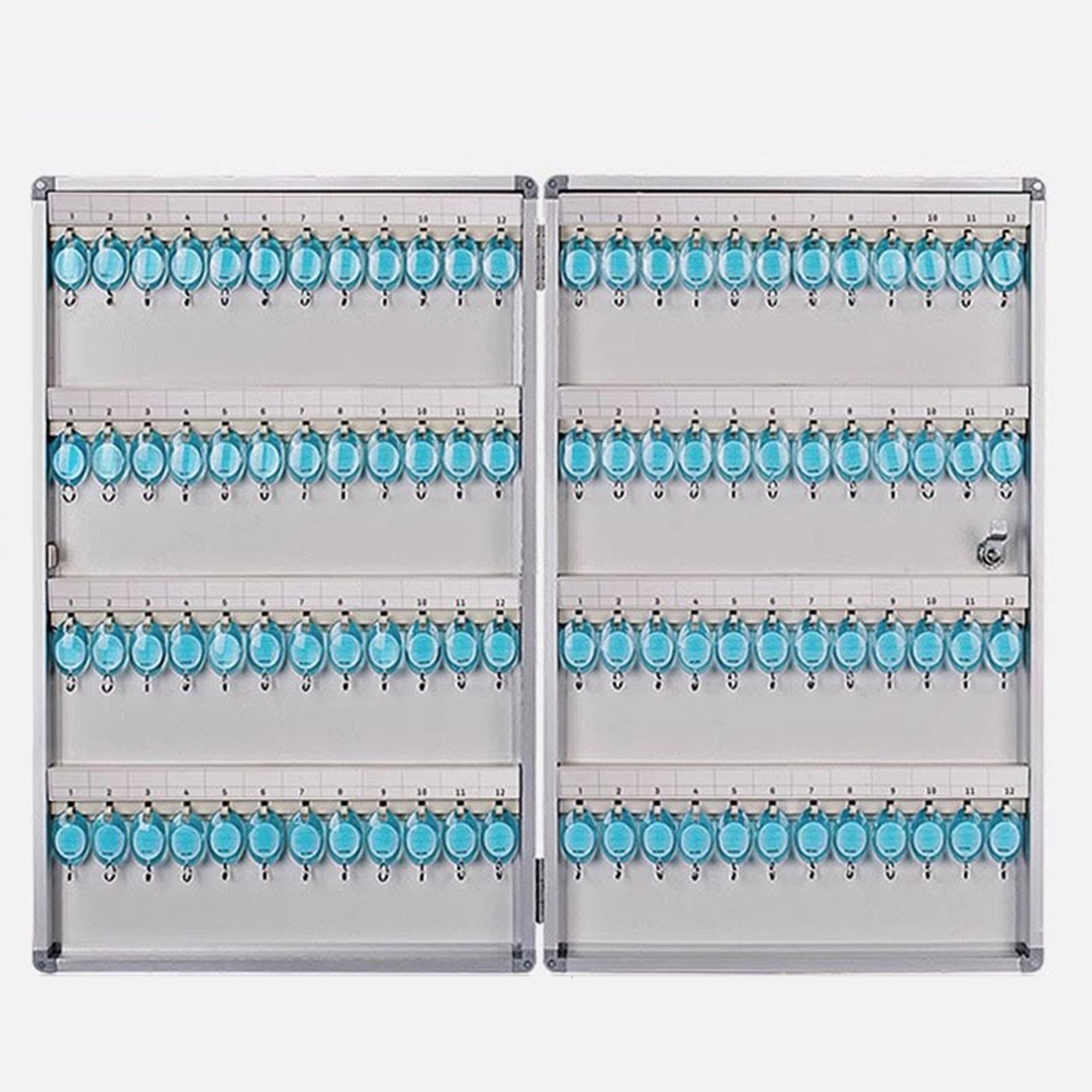 Boîte à clés murale avec étiquettes pour clés, organiseur de clés sécurisé pour la maison, le bureau et le garage