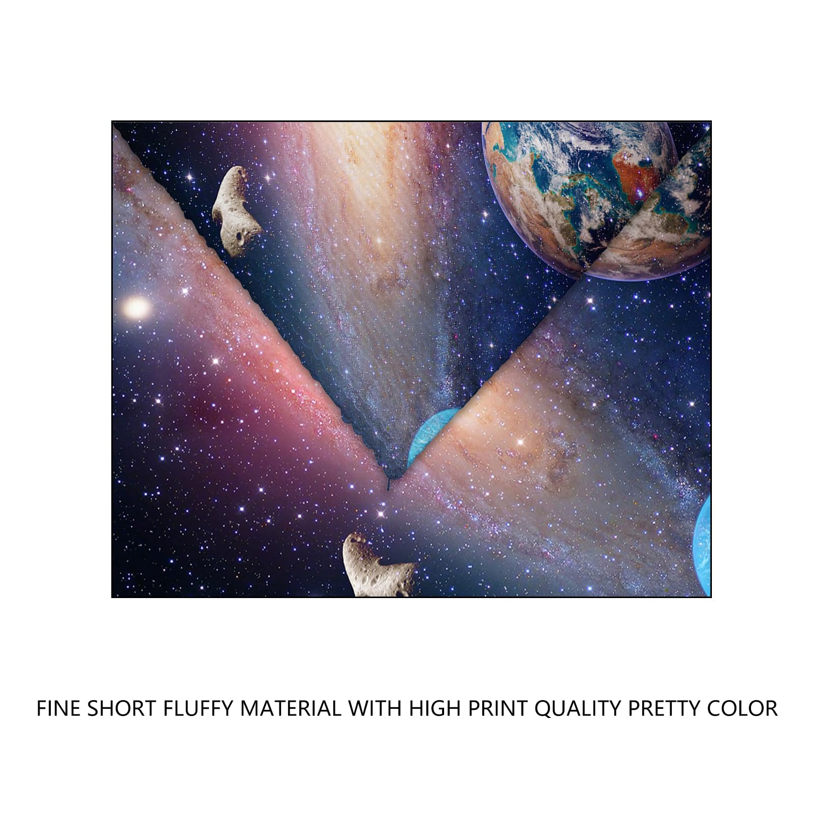 YongFoto Tapisserie murale 100 x 70 cm - Motif : la Terre de la lune - Météorite - Starry Galaxis - Décoration à thème - À suspendre - Pour dortoir, chambre à coucher YongFoto Tapisserie murale 100 x 70 cm - Motif : la Terre de la lune - Météorite - Starry Galaxis - Décoration à thème - À suspendre - Pour dortoir, chambre à coucher