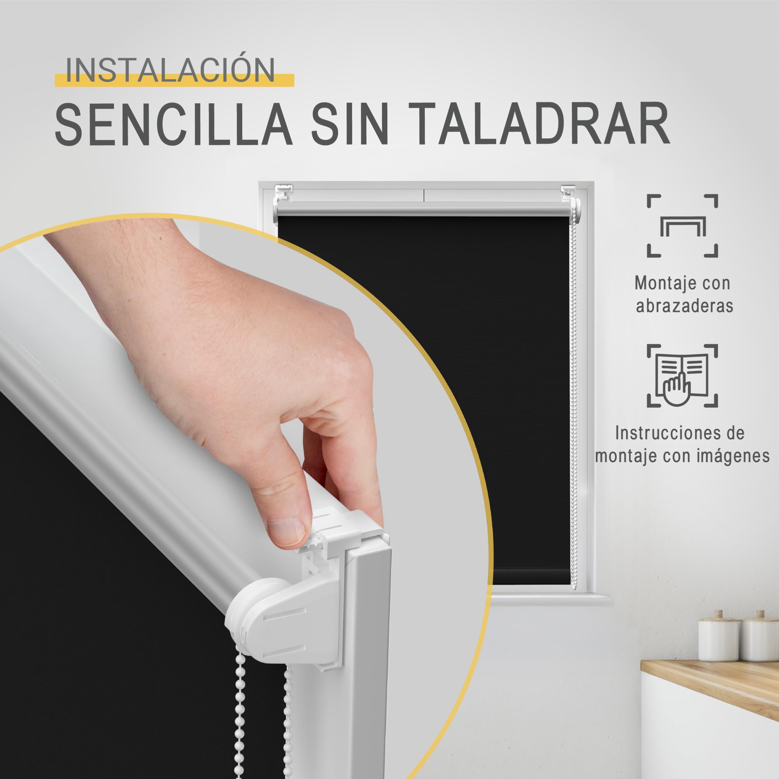 Sol Royal Sol Decor persiana Opaca y térmica para Ventanas Duradera