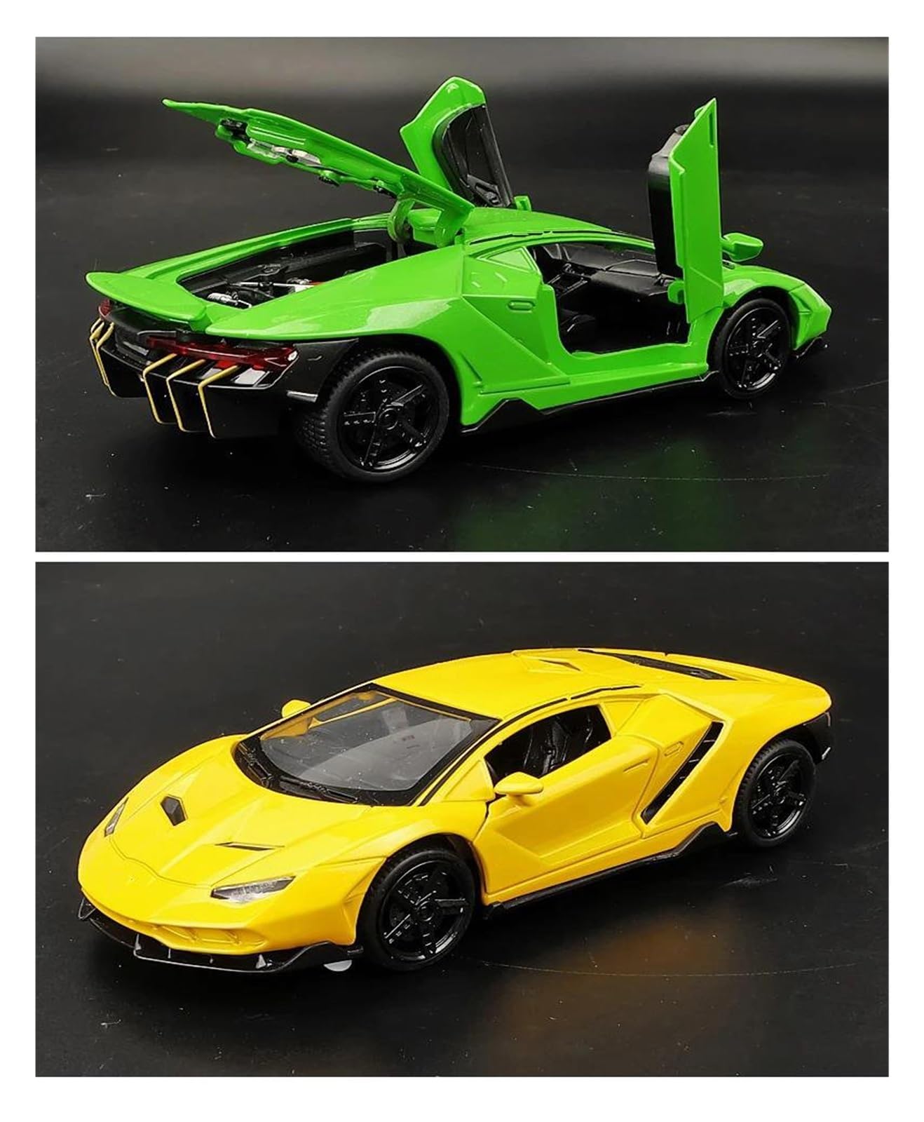 Modellino Diecast Modellismo da Collezione Auto Per LP750 Modellino Auto | 1:32 Collezione Lega Metallo Veicoli(Verde)