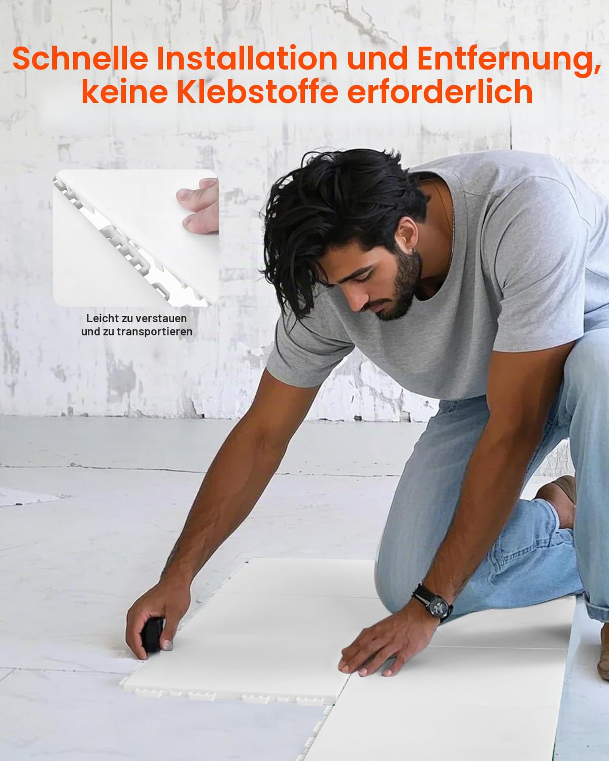 VEVOR Dryland Fliesen für Hockey-Bodenmatte, 30,5 x 30,5 cm, ineinandergreifende vielseitige Trainingsfläche, Tanzbodenfliesen, Hockey-Trainingsgeräte Board zum Schießen