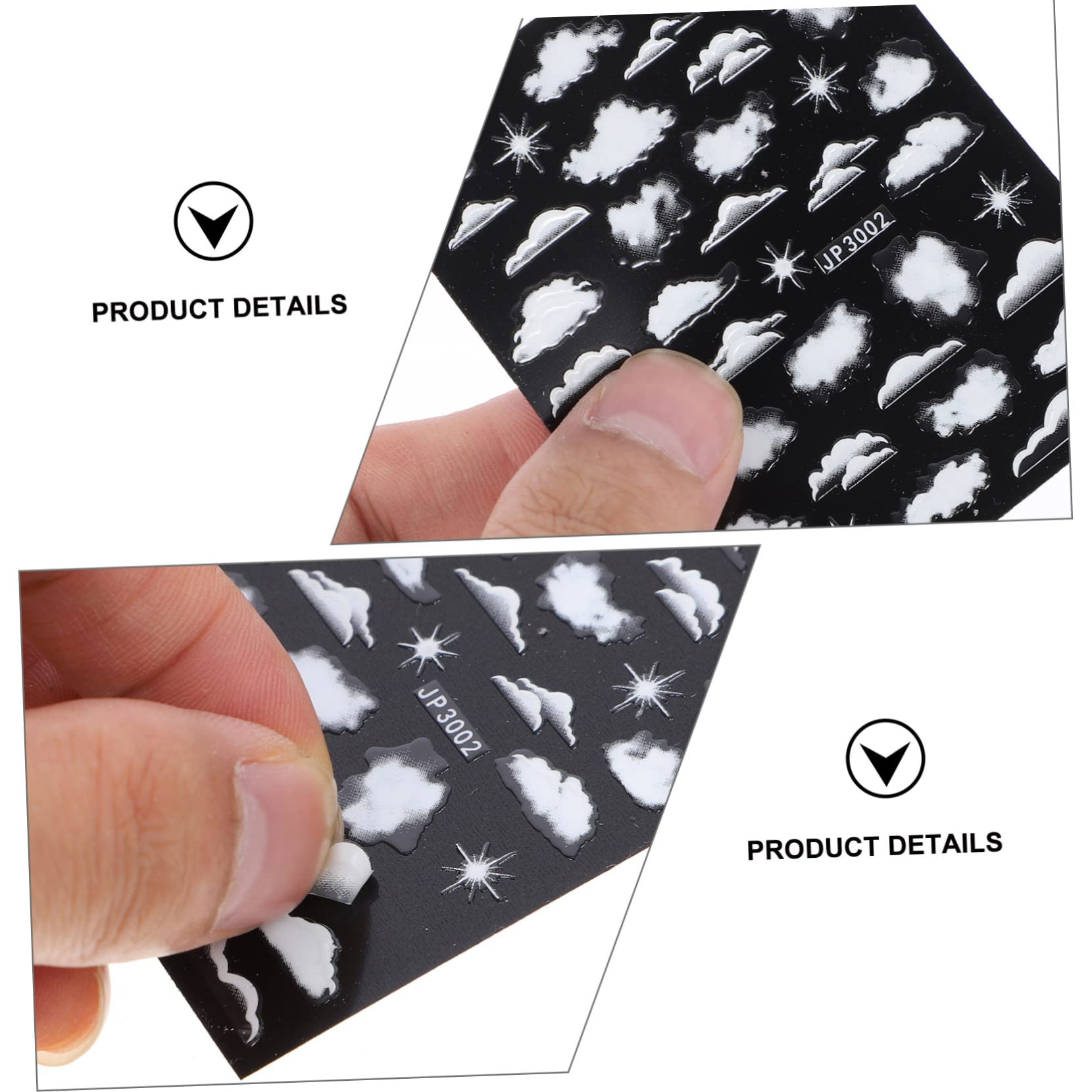 Healeved 20fogli Adesivi Per Unghie Decalcomanie Decorative Per Nail Art Adesivi Creativi Per Unghie Colorate Design Unico e Pratico e Occasioni Speciali